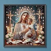 Mary - speziell geformtes Diamantgemälde - 30*30cm