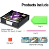 (US Local)5D DIY PU Snowman Diamond Painting Notecard Box Gem Art Sticky Note Holder