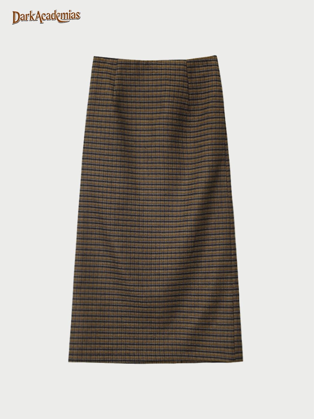 British Tweed Plaid Skirt