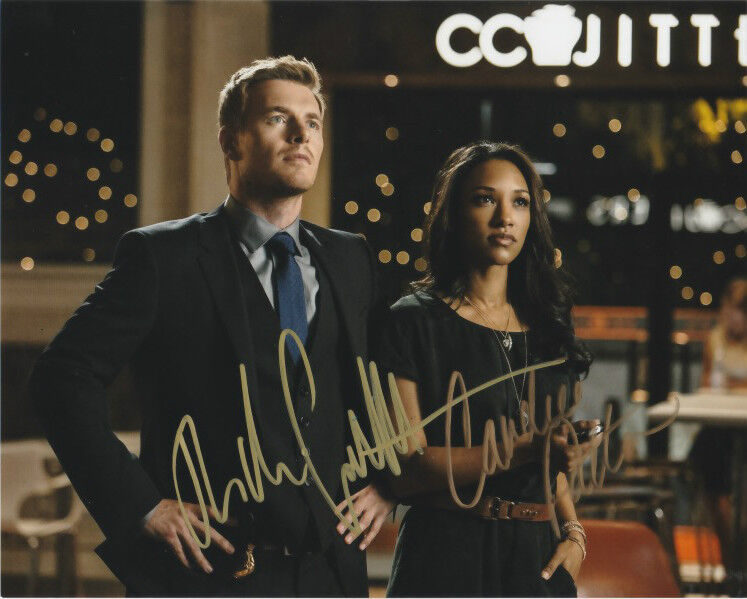 Candice Patton Rick Cosnett The Flash Dual Autographed Signed 8x10 Photo Poster painting COA