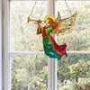 Diamond Painting 2D Flat Angel Pendant Window Hanging Art for Home Decor