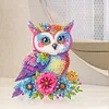Flower Owl - 5D DIY Ornament - 15*17CM