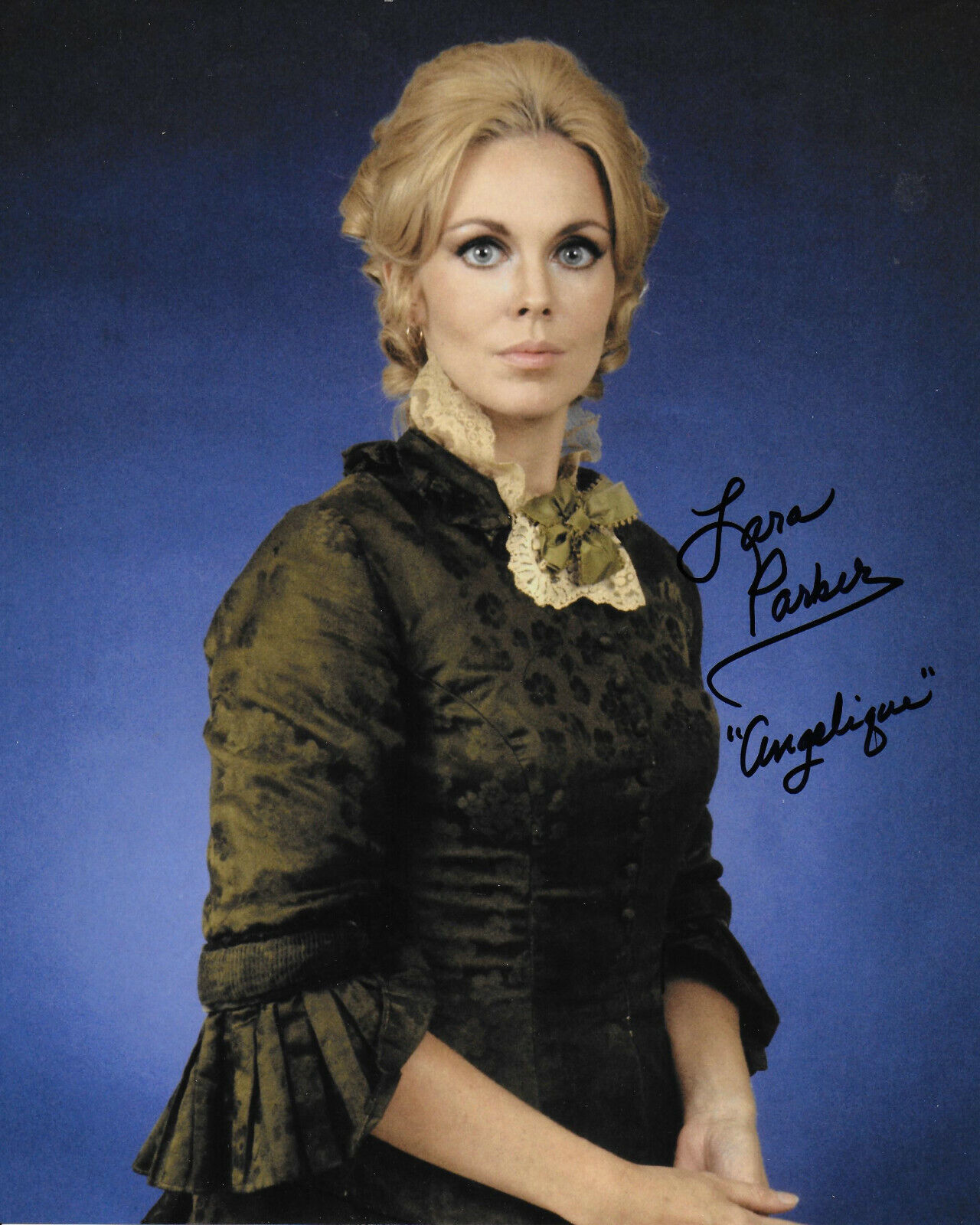 Lara Parker Dark Shadows Original Autographed 8x10 Photo Poster painting #23