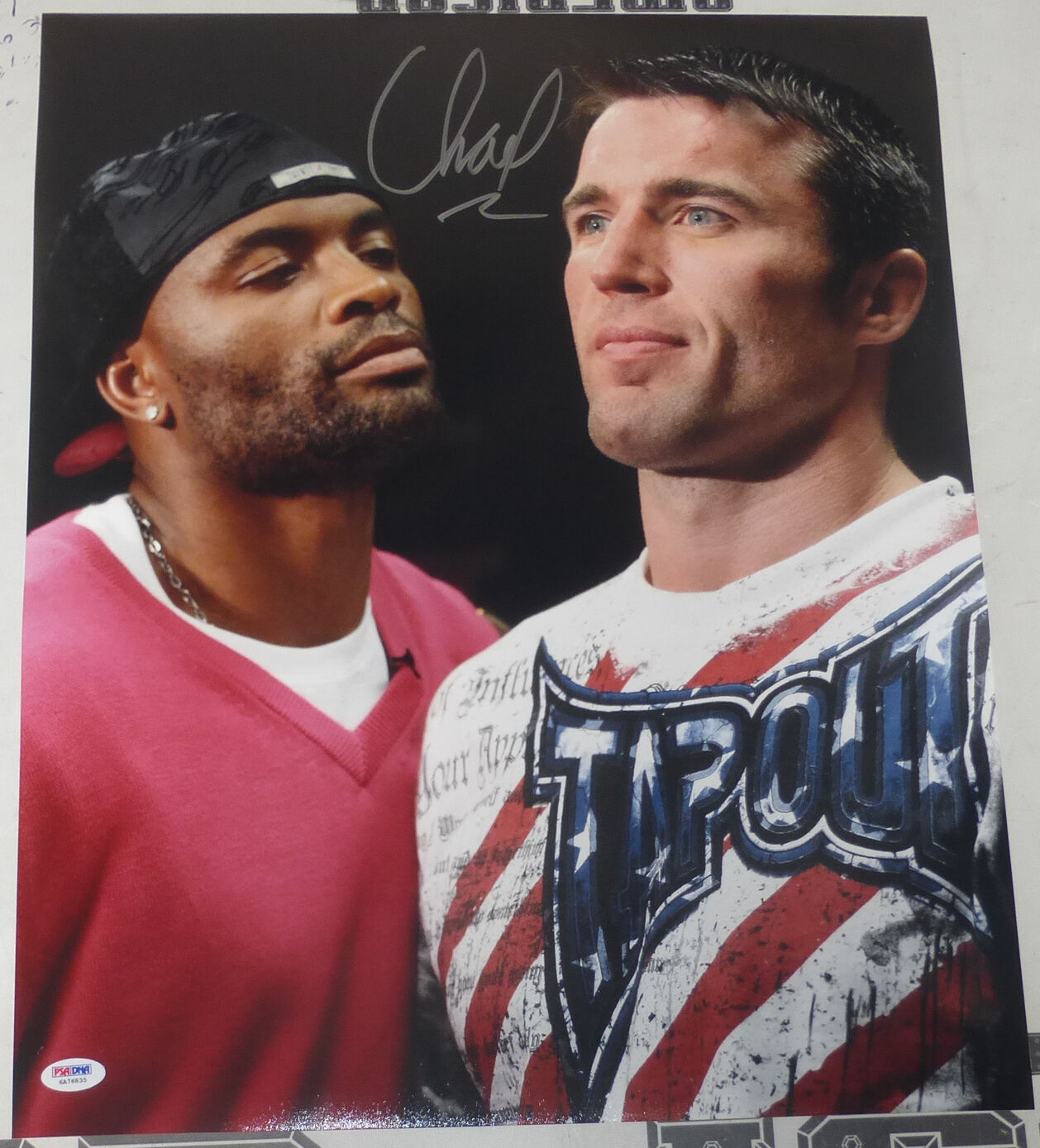 Chael Sonnen Signed UFC 16x20 Photo Poster painting PSA/DNA COA Autograph Picture Anderson Silva