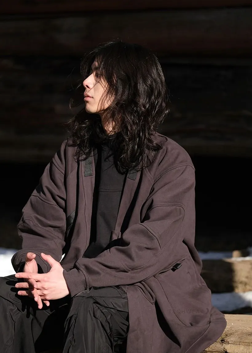 Gorpcore Hoodie Kimono - Gorpcore Clothing - X