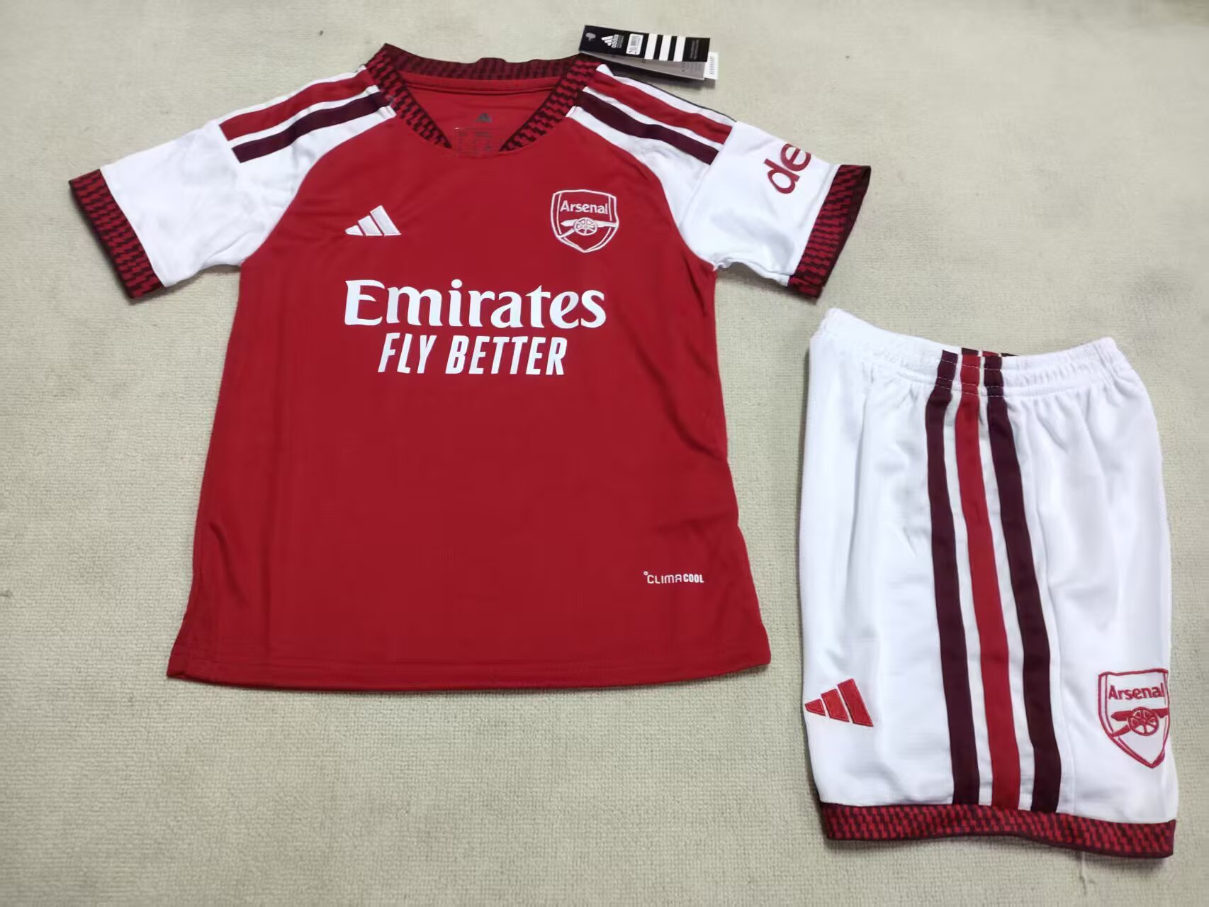 26/27 Arsenal Home Kids Kit Football Shirt Thai Quality