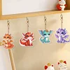 6pcs DIY Dragon Double Side Diamond Painting Keychains