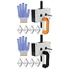 Efficient Wire Pullers with Hex Shank 0.3 Inch Max Wire Fishing Tool Multi-Purpose Fish Tape Cable Pulling Tool for Electrical Installation/Threading Machine