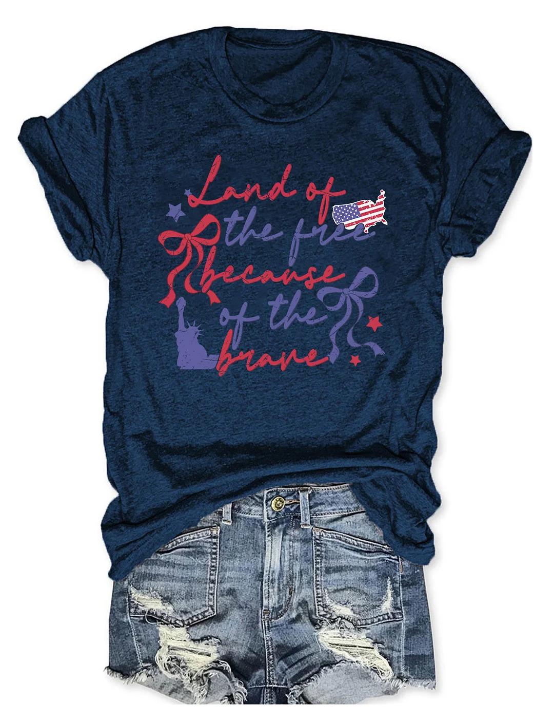 Land Of The Free Because Of The Brave T-shirt