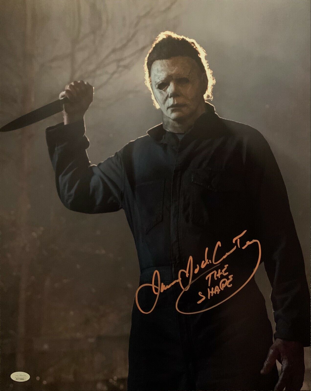 James Jude Courtney autographed signed inscribed 16x20 Photo Poster painting Halloween JSA COA