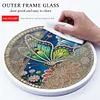 DIY Pearl Painting Art Kit,Round Dust-proof Outer Frame with Tassel Hanging Kit
