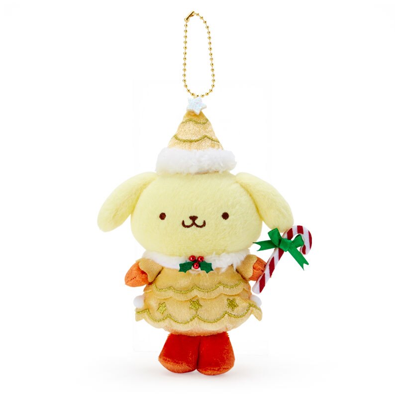 Pom Pom Purin Mini Plush Doll Mascot Holder Christmas Fairy Sanrio 2020 Winter NEW A Cute Shop - Inspired by You For The Cute Soul 