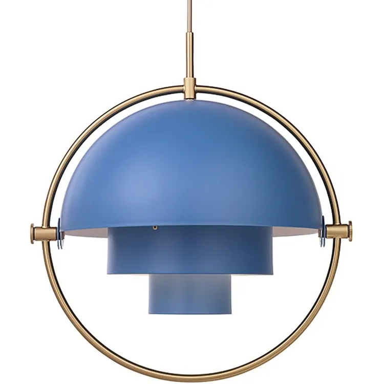Multi-Lite Danish Rotatable Metal Pendant Light G10