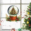 >SALE<Acrylic Christmas Crystal Ball Rhinestone Diamond Art Window Pendants for Garden