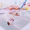 Plastic Clear Oval Painting Palette Drawing Watercolor Mixing Board PalletPainting By Numbers - DIY Venice(40*50 CM)