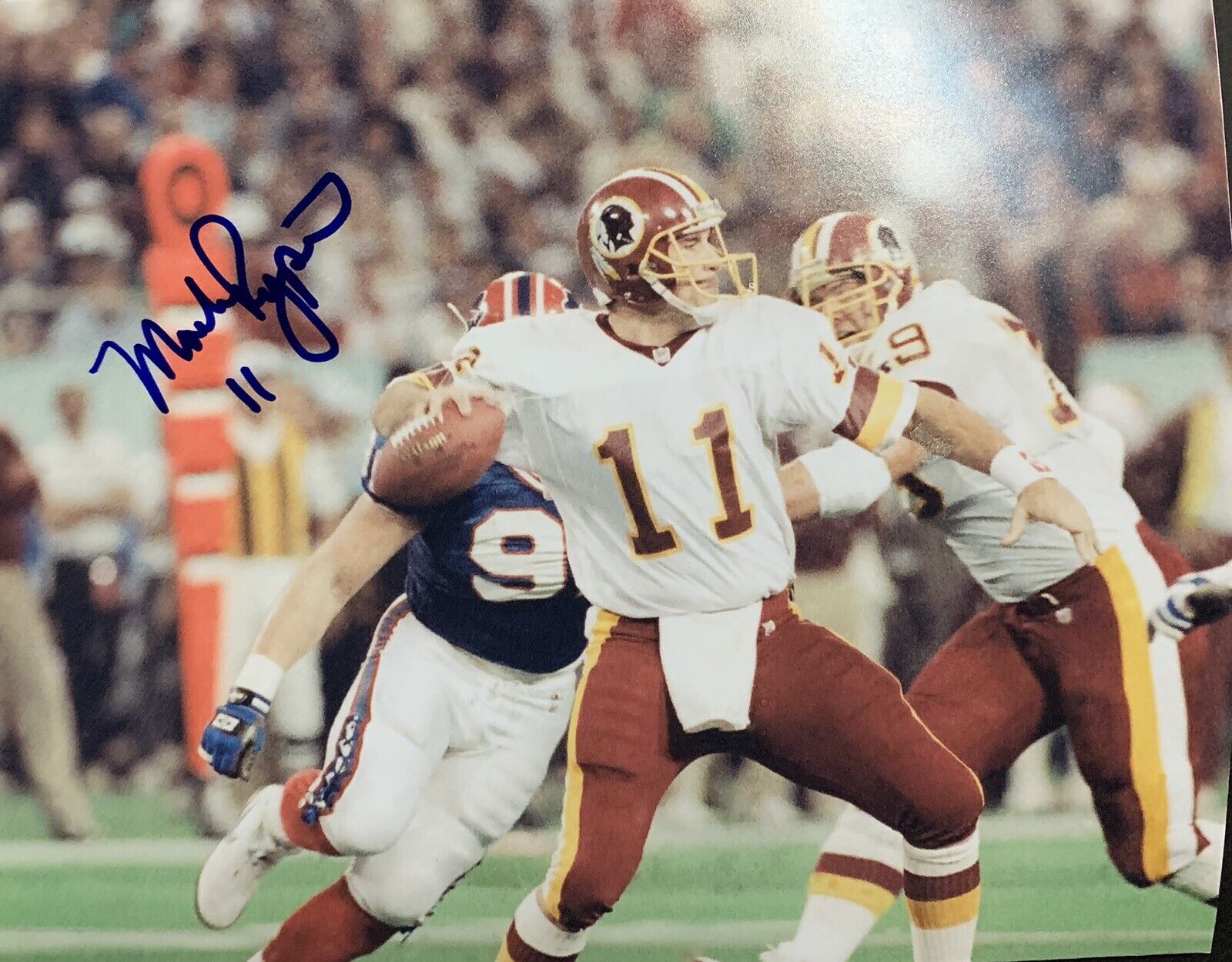 mark rypien Signed 8x10 Photo Poster painting Auto Pic Washinton