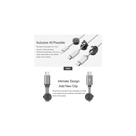 Desktop Cable Clips(Wood color) Deutsche Aktionsprodukte Full Strike Gmbh