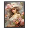 Victorian Woman-11CT Stamped Cross Stitch 40*50cm/15.75*19.69in