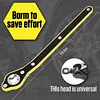 Car Labor-Saving Long Handle Jack Ratchet Wrench for Travel/Truck/SUV/Van