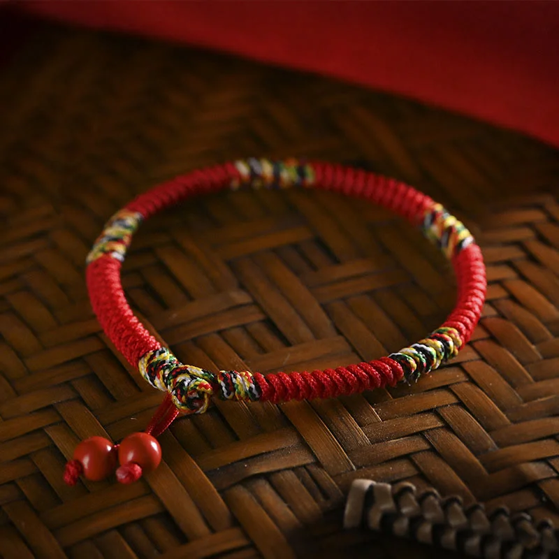 Five Colors King Kong Knot String Protection Luck Bracelet