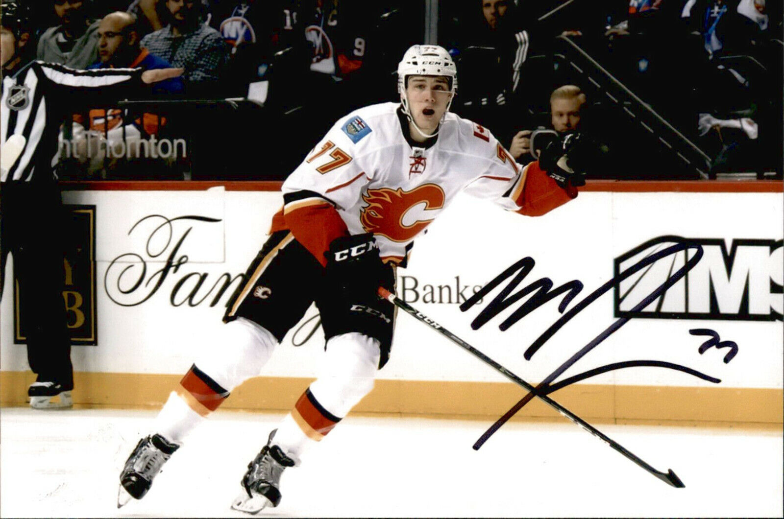 Mark Jankowski SIGNED autographed 4x6 Photo Poster painting CALGARY FLAMES #14