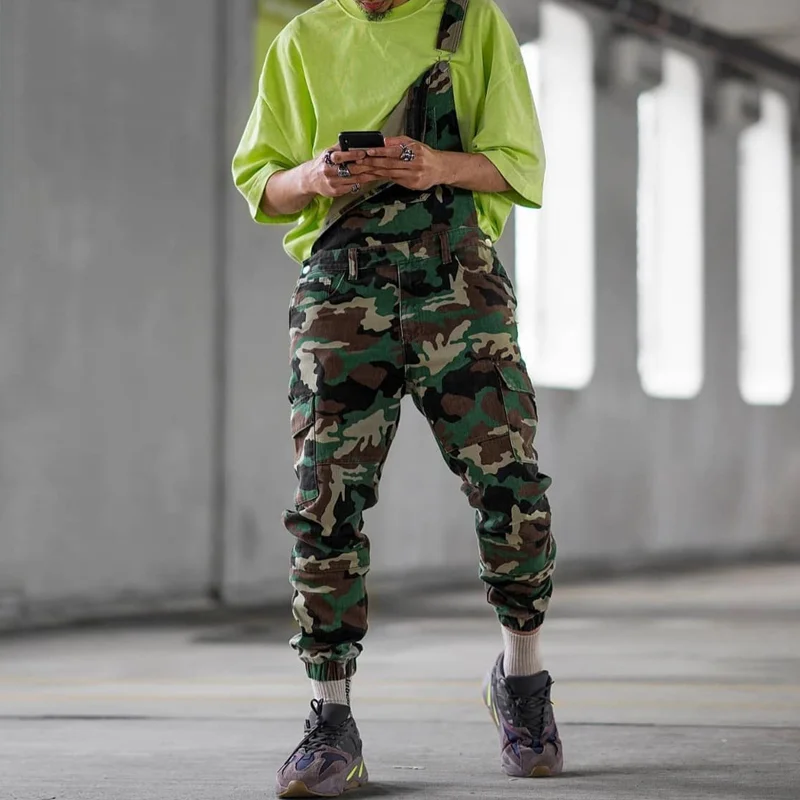 Men'S Camouflage Overalls