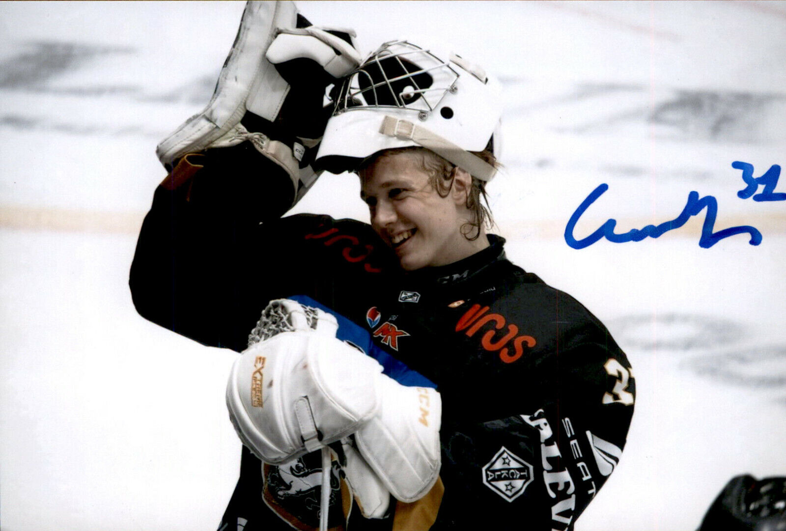 Leevi Merilainen SIGNED autographed 4x6 Photo Poster painting TEAM FINLAND / OTTAWA SENATORS #3