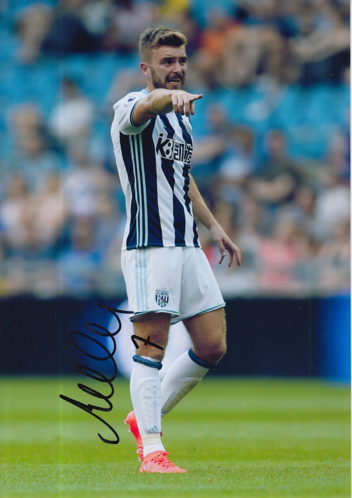 WEST BROM HAND SIGNED JAMES MORRISON 12X8 Photo Poster painting 1.