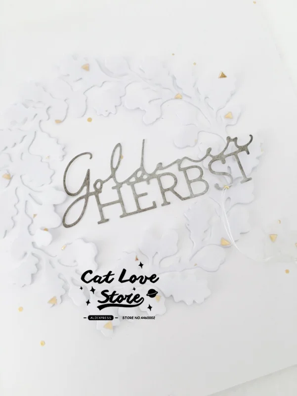 Nigikala Cone Wreath Metal Cutting Dies Stencils For DIY Scrapbooking Paper Card Decorative Craft Dies Embossing Die Cuts New 2023