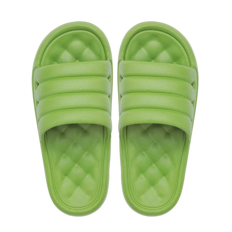 Men's Slippers Sofa Slides Men Sandals Soft Indoor Bath Home Slippers Women Thick Sole Anti-slip Mute Summer Shoes Flip Flops