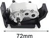 AMK Transfer Case with Mount for 1/10 RC Crawler Car CNC Metal D90 RC4WD Gelande II FJ40 G2 D110 DefenderTF2 (Transfer Case)