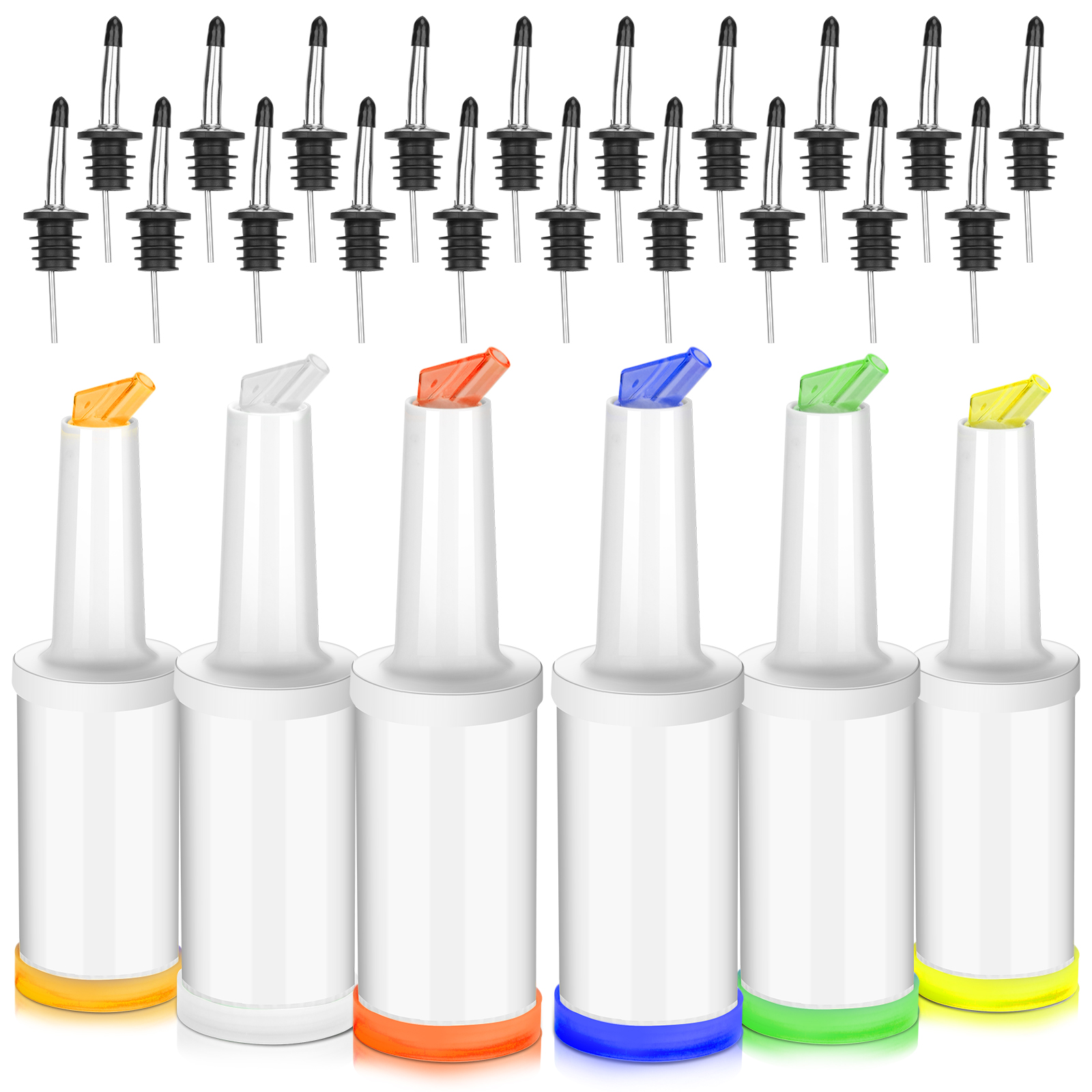 

Fruit Juice and Liquor Pour Bottles Bar Supplies Pour Bottles Plastic Juice, 501 Original