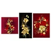 Golden Rose-Full Embroidery 3 Strands 11CT Stamped Cross Stitch-30*60CM-Large Size