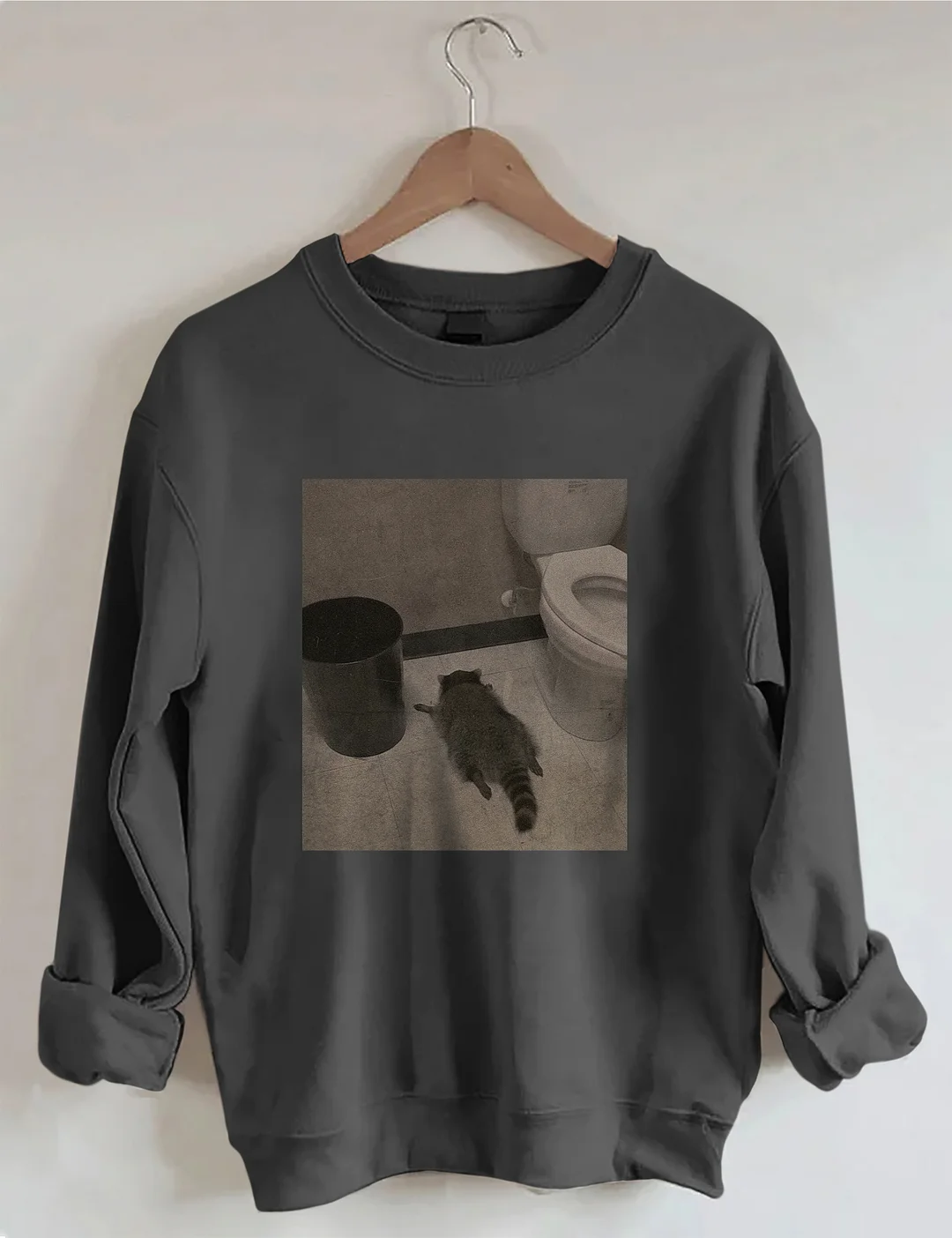 Funny Drunk Raccoon Sweatshirt