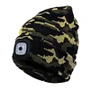 Cap with LED light luminous led knitted hat