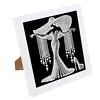 Robe perl&eacute;e en forme sp&eacute;ciale 5d bricolage partiel en diamants &agrave; points kits d&rsquo;art en pierres avec cadre, peintures en diamants, art de pierres pr&eacute;cie