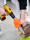 6 Inch Electric Drill Portable Chainsaws Accessory Set for Horticultural Pruning
