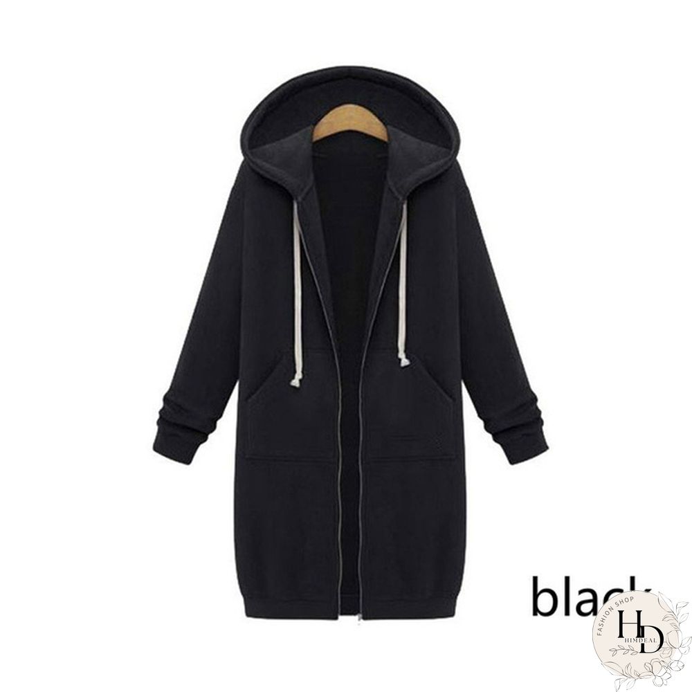 Plus Size Autumn Winter Women Cardigan Extra Long Thicken Velvet Jacket Loose Hoodie Coat