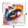 Colorful Eyes  | Full Round Diamond Painting Kits