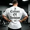 Oversize Cotton A Culture Of Ambition Graphic T-Shirt by Inlyline