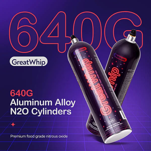 GreatWhip 3.3L Cream Whip Chargers Nitrous oxide Tanks