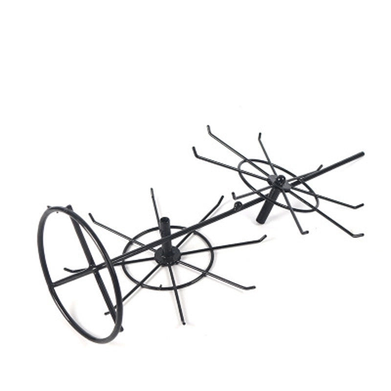 Hot Selling Rotating Jewelry Display Rack Double Necklace Rack Jewelry Storage Rack Mobile Phone Accessories Bead Hanger