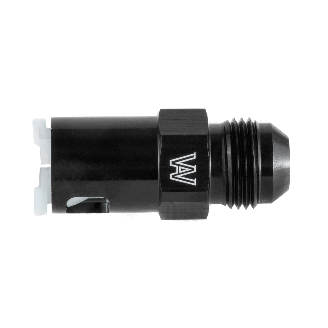 Alloyworks 8AN Fuel Adapter Fitting to 5/16 GM Quick Connect LS W/Clip Female BLACK