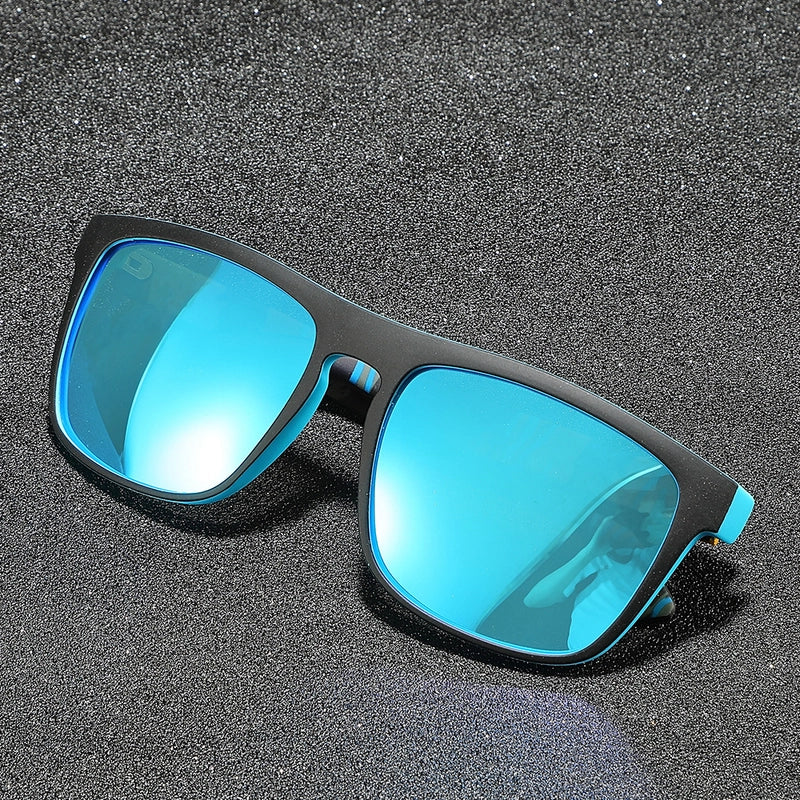 Casual Color Block Tac Square Full Frame Men’s Sunglasses