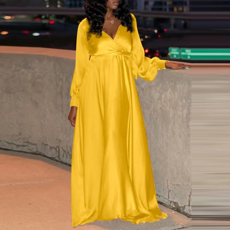 Women Off Shoulder Dress 2022 VONDA Vintage Tunic Long Maxi Dress Summer Beach Sundress Casual Side Slit Vestido Robe Femme