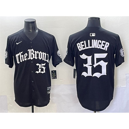 Youth New York Yankees #35 Cody Bellinger Black "Gothic Legacy Edition" Vapor Premier Limited Stitched Baseball Jersey