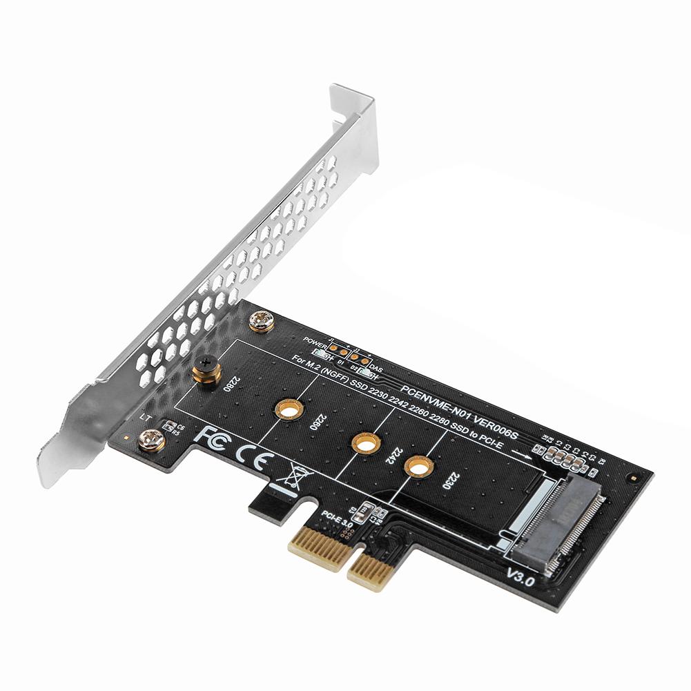 

PCI-E 3.0 x4 to M.2 NGFF M Key Slot Converter Adapter and Low profile brack, 501 Original