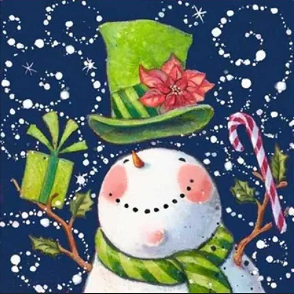 

SnowmanXmas-Round Drill Diamond Painting-30*30CM, 501 Original