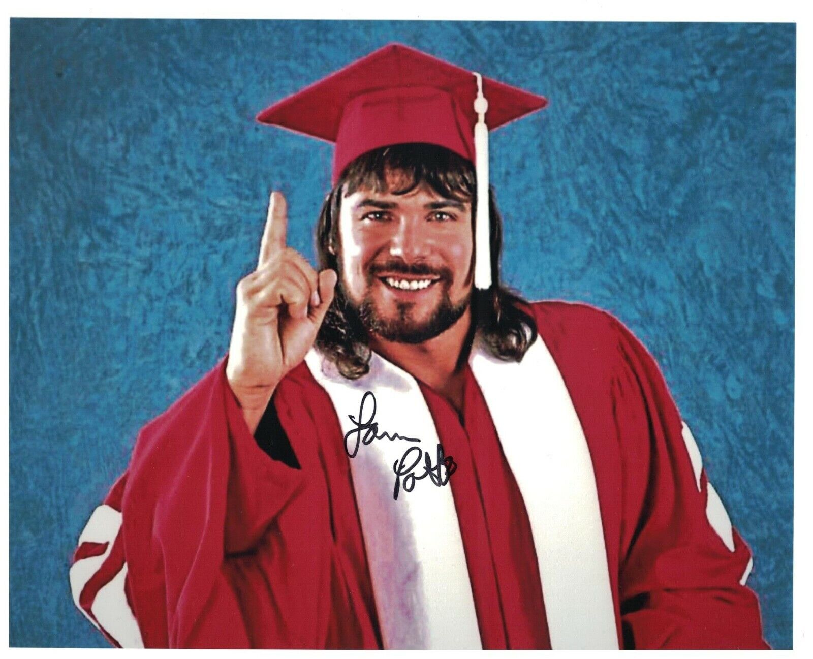 Lanny Poffo Signed Autographed 8x10 Photo Poster painting The Genius WWF A