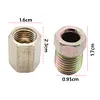 12Pcs 3/8 Inch-24 Threads Brake Line Fittings Assortment for 3/16 Inch Tube